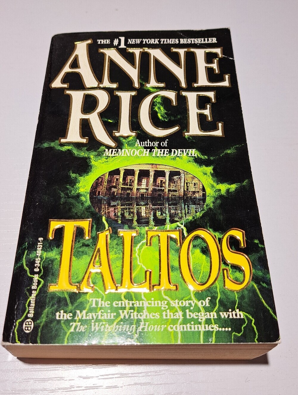 Anne Rice Taltos Paperback Book